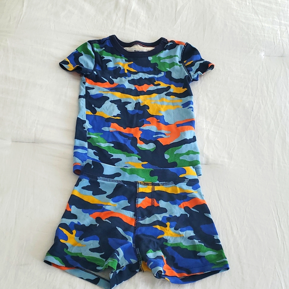J crew boys camo pajamas,  size 3